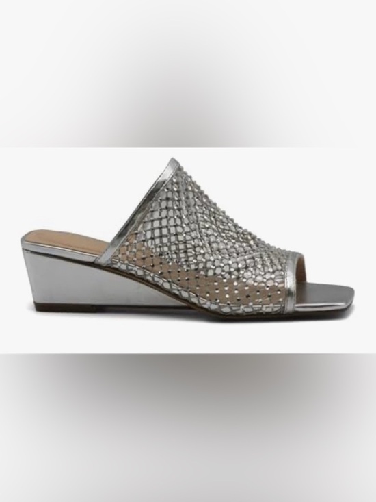 Charles By Charles David Shoes - NIB [Charles by Charles David] Noolie Rhinestone Mesh Wedge Sandals Women’s 5